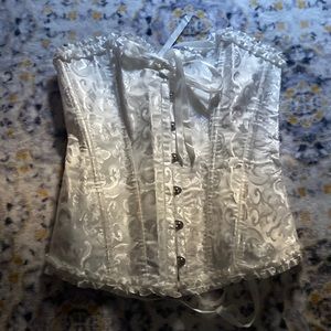 White corset, worn once for Halloween